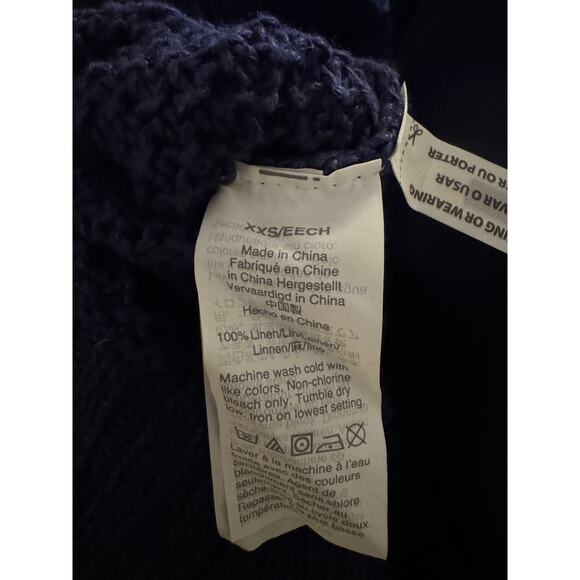 NWT J Crew Ombre Sweater xxs Turquoise White - Picture 8 of 8